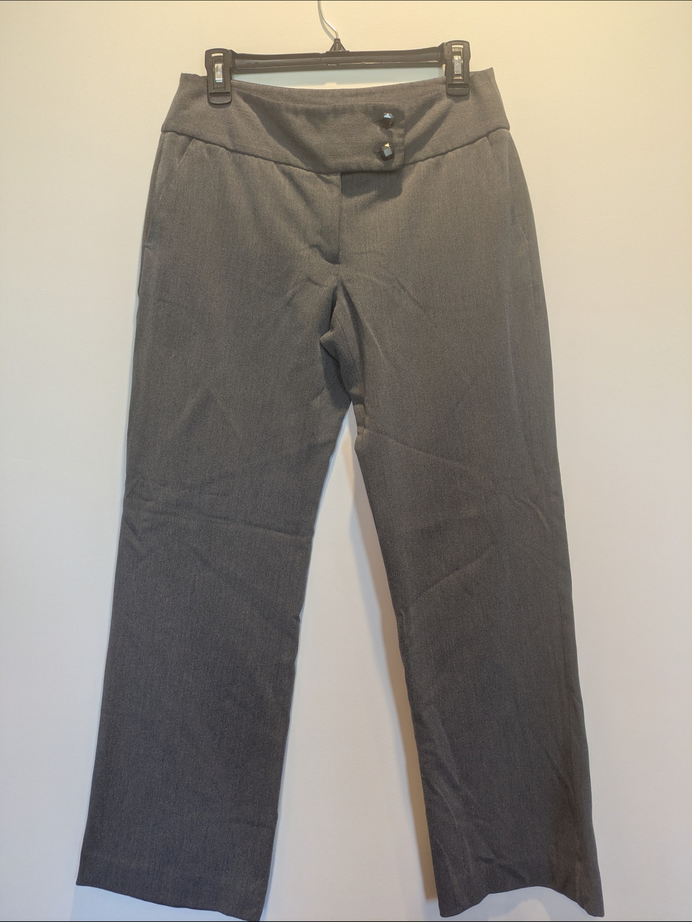 Apt. 9 Maxwell Women's Gray Straight-Leg Dress Trousers